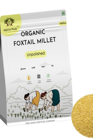 native-pods-foxtail-millet-unpolished-500gm-kangnithinainavane-natural-organic-gluten-free-and-wholesome-grain-without-preservatives