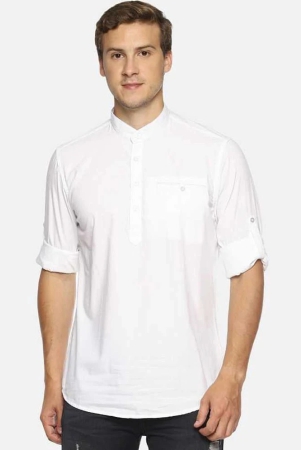 springberry-shirt-style-100-percent-cotton-white-mens-kurta-pack-of-1-none