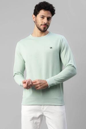 urbanmark-men-regular-fit-solid-full-sleeves-round-neck-fleece-sweatshirt-mint-green-none