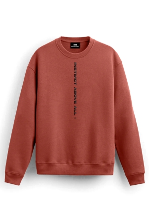 Sweatshirts - Brick Red-L