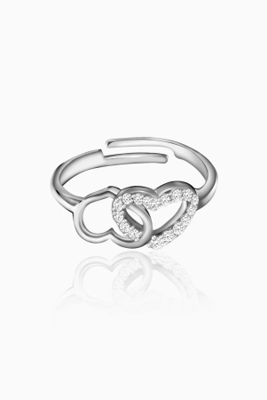 silver-linked-heart-ring