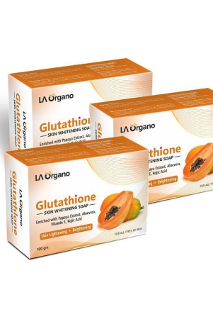 la-organo-glutathione-papaya-skin-lightening-soap-100-g-pack-of-3