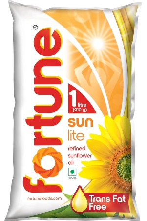 Fortune Sunflower Oil 1L  Pouch