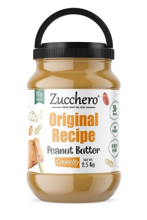 zucchero-peanut-butter-original-recipe-crunchy-25-kg-keto-vegan-protein-26g-offer-alert-dark-chocolate-multigrain-box-of-5-bars-worth-rs-200-free