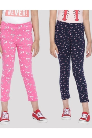 ariel-pink-cotton-girls-leggings-pack-of-2-none