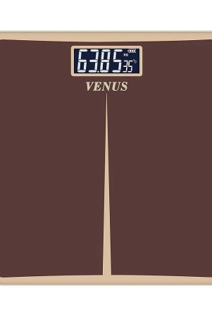 Venus Electronic Digital LCD Body Weighing Scales EPS-8199-New-Brown