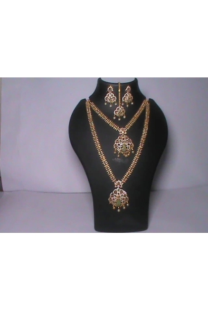 indian-traditional-gold-plated-haram-necklace-set-with-earrings-for-women