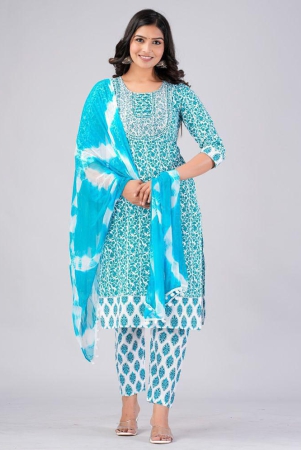 mauka-cotton-printed-kurti-with-pants-womens-stitched-salwar-suit-blue-pack-of-1-none