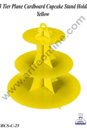 cake-decor-3-tier-plane-cardboard-cupcake-stand-holder-yellow