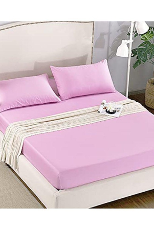 house-of-quirk-polyester-double-bedsheet-with-2-pillow-covers-200-cm-x-150-cm-lavender