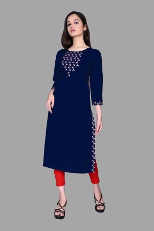 haya-fashion-navy-rayon-womens-straight-kurti-pack-of-1-none