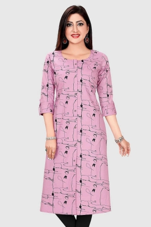 meher-impex-pink-cotton-blend-womens-a-line-kurti-pack-of-1-none