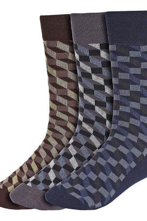 Creature - Cotton Men's Printed Multicolor Full Length Socks ( Pack of 3 ) - Multi