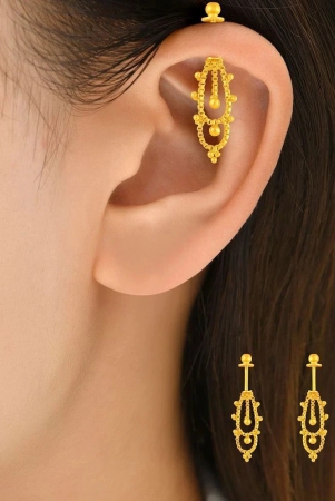 luv-fashion-golden-threader-earrings-pack-of-1-golden