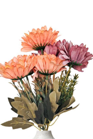 Gerbera Artificial Flowers Orange-Violet