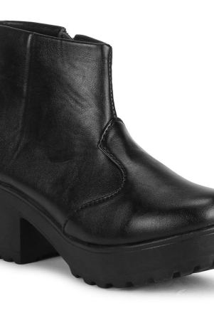 ishransh-black-womens-ankle-length-boots-none