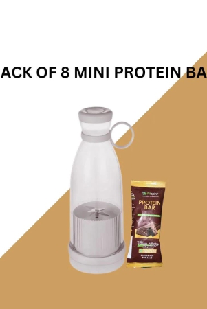 MINI PROTEIN BAR(PACK OF 8) WITH JUICER