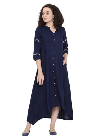 antaran-rayon-navy-a-line-dress-m