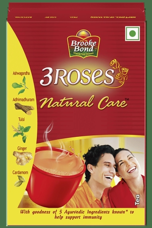 Brooke Bond 3 Roses Natural Care Tea Powder, 250 gms