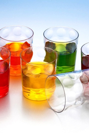 2223-magic-glass-clear-glass-bubble-water-juice-glasses-round-dotted-mocktail-juice-unbreakable-fibre-polycarbonate-polymer-plastic-unbreakable-with-design-drinking-glass
