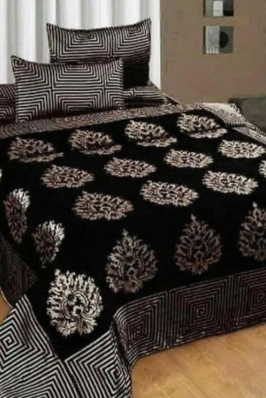 chennile-premium-bedsheet-black