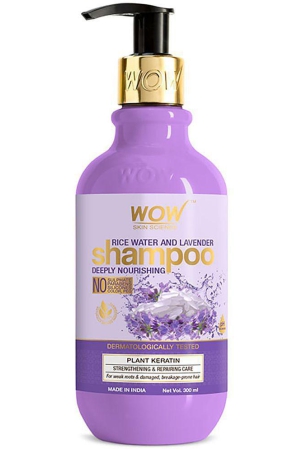 wow-skin-science-rice-water-shampoo-with-rice-water-rice-keratin-lavender-oil-for-damaged-dry-and-frizzy-hair-300ml