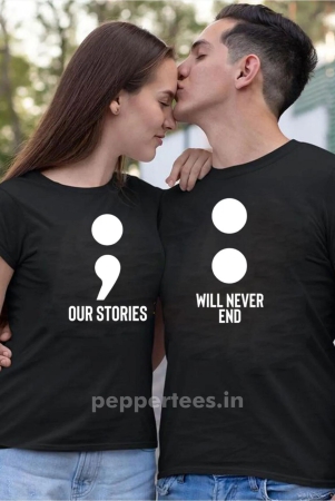 our-stories-will-never-end-couple-t-shirt-m-l