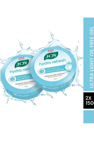 joy-hydra-refresh-ultra-light-gel-zero-oil-moisturiser-150-ml-x-2