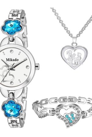 mikado-stainless-steel-round-womens-watch