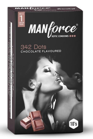manforce-xotic-chocolate-2in-1-double-contoured-dotted-condom-342-dots-2-contour-10s