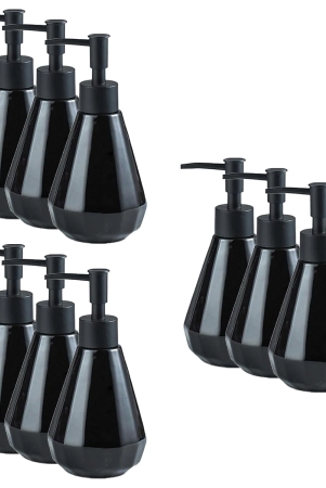 kuber-industries-liquid-soap-dispenser-pack-of-3-250-ml-black-for-handwash-shampoo-bathroom-wash-basin-kuber-industries-250ml-liquid-soap-dispenser-pack-of-3-black-for-handwash-shampo