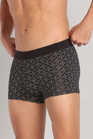 us-polo-assn-black-nylon-mens-trunks-pack-of-1-none