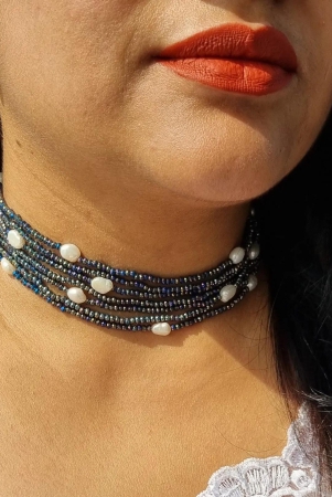 faceted-onyx-choker-grey