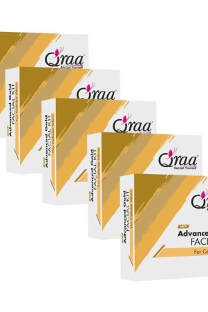 qraa-gold-facial-kit-1-time-use-facial-kit-for-all-skin-type-gold-5-pack-of-5-