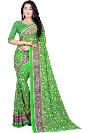 leelavati-light-green-georgette-saree-with-blouse-piece-pack-of-1-light-green