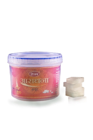 HEM Aradhana Camphor - 100g (Square tablets)