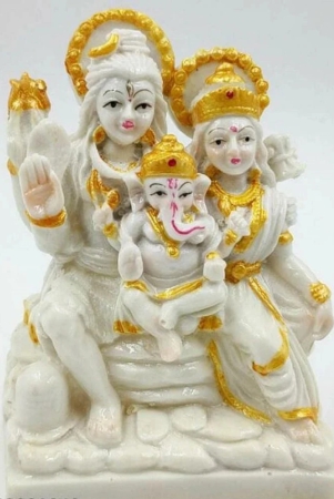 paystore-polyresin-shiv-family-idol-5-cm-