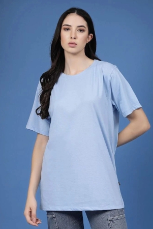 rigo-light-blue-cotton-loose-fit-womens-t-shirt-pack-of-1-none