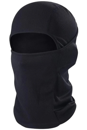 Fitmonkey - Black Cotton Anti Pollution Face Cover Balaclava Mask ( Pack of 1 )