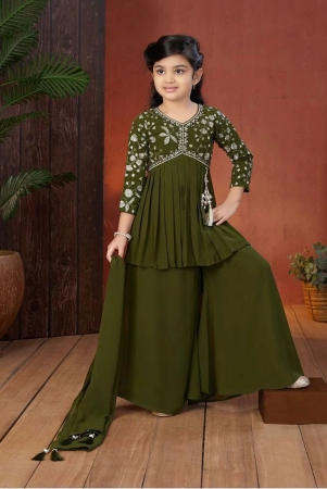 aarika-green-georgette-girls-suit-sets-pack-of-1-none