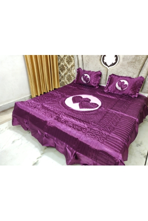 satin-quilted-wedding-bedsheet-wine