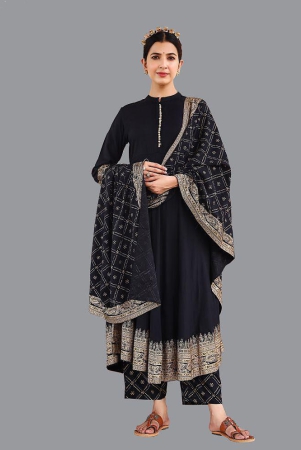 amira-creations-rayon-solid-kurti-with-pants-womens-stitched-salwar-suit-black-pack-of-1-none