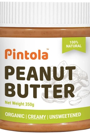 pintola-organic-peanut-butter-creamy-unsweetened-350-gm