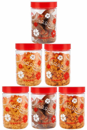 pearlpet-red-polyproplene-food-container-pack-of-6-red