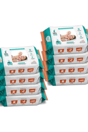 buddsbuddy-combo-of-8-skincare-wet-baby-wipes-white-72-pieces