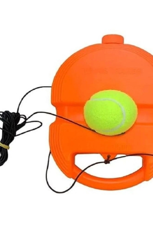 sevriza-tennis-trainer-rebound-ball-with-string-solo-tennis-trainer-set-self-tennis-practice-ball-with-string-cricket-trainer-rebound-ball-with-rope-fill-sand-or-water-multicolor-no-racke