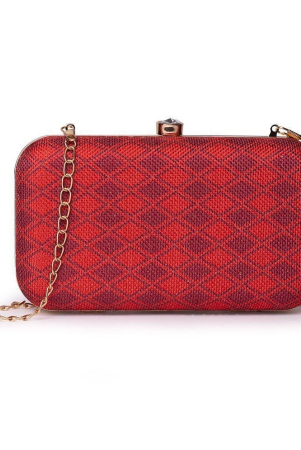 zouk-red-jute-box-clutch-red