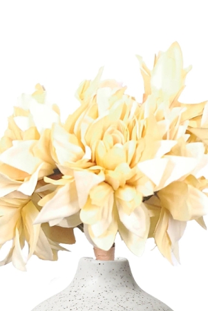 Lotus Bloom Artificial Flowers Yellow