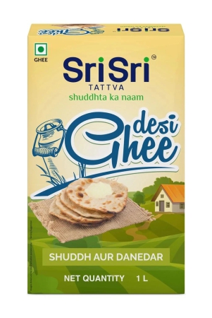 Sri Sri Tattva Desi Ghee, 1L (Ceka Pack)