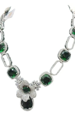 american-diamond-floral-statement-necklace